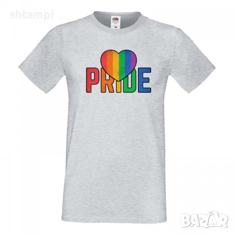 Мъжка тениска Pride Heart multicolor Прайд,Празник.Повод,Изненада, снимка 7 - Тениски - 37104978