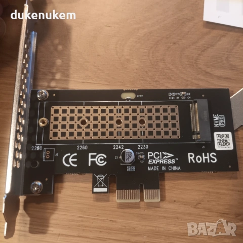 Адаптер M.2 NVMe към PCIe X1 GLOTRENDS PA09-X1, снимка 9 - Кабели и адаптери - 53269193