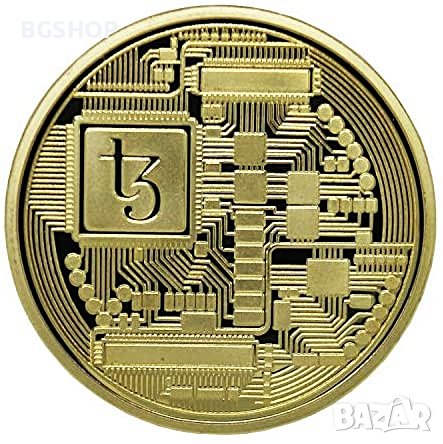 Tezos coin ( XTZ ) - Gold, снимка 3 - Нумизматика и бонистика - 38276955