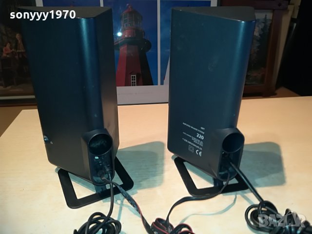 altec lansing-активни колони-23х11х10см-внос швеция, снимка 18 - Тонколони - 28236751