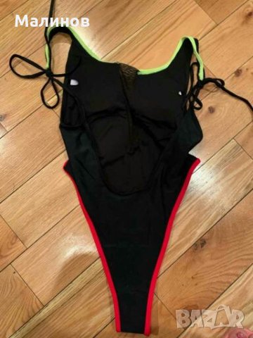 Високо изрязан цял бански, снимка 5 - Бански костюми - 28430208
