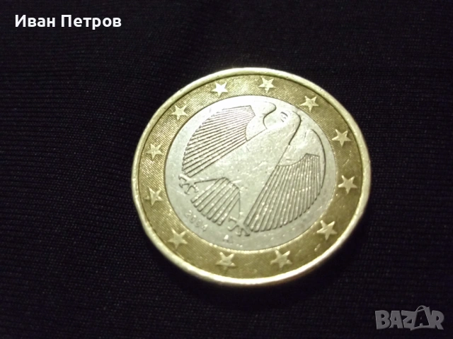 Супер рядка 1 евро монета 2004 Серия A (Германия), снимка 5 - Нумизматика и бонистика - 53488927