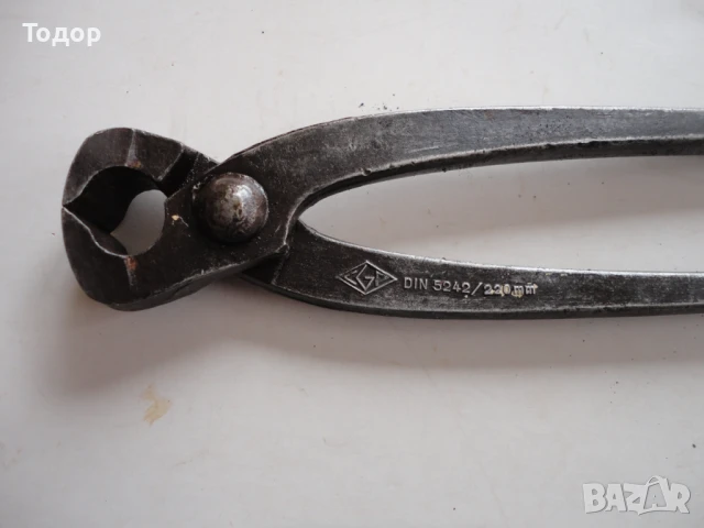 Немски арматурни клещи Din 5242, снимка 11 - Клещи - 50588748