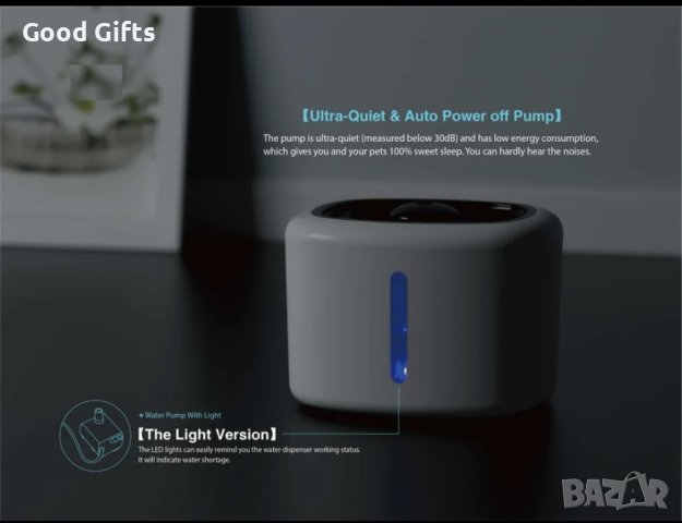 Фонтан поилка за вода за котки и кучета, 2.5л, снимка 7 - За котки - 43575364