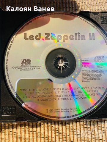 Led Zeppelin,Page,Plant, снимка 3 - CD дискове - 37533477