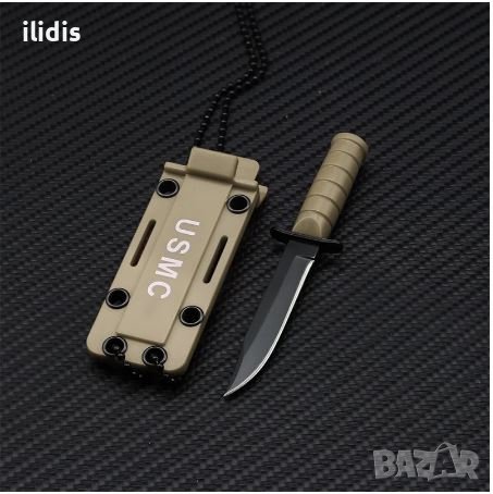 Нож за врат    US Marine Corps  Нож за оцеляване морска пехота D6 с фиксирано острие