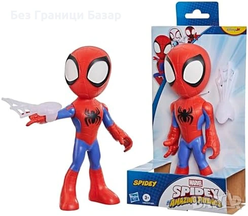 Нова играчка Marvel Spidey 22.5см суперразмерна фигура с уеб аксесоар, 3+, снимка 4 - Други - 53524722