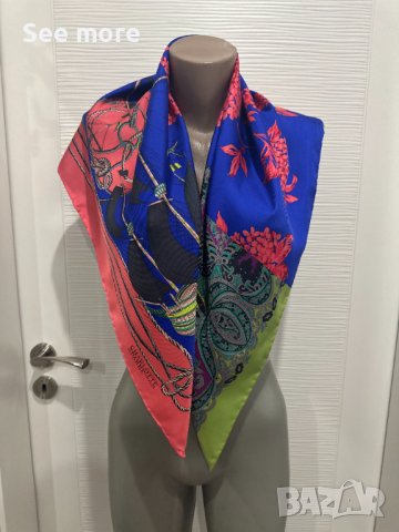 Charlotte Sparre шал коприна, снимка 7 - Шалове - 40505760