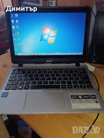 Продавам нетбук Acer, 11" с тъч екран и безжични слушалки LENOVO