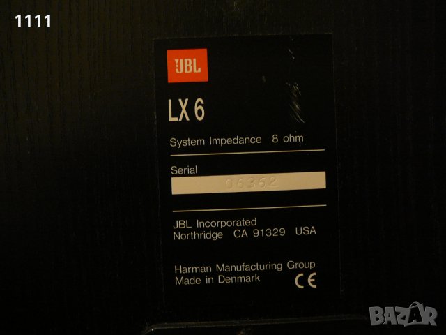 JBL LX 6, снимка 5 - Тонколони - 35336932