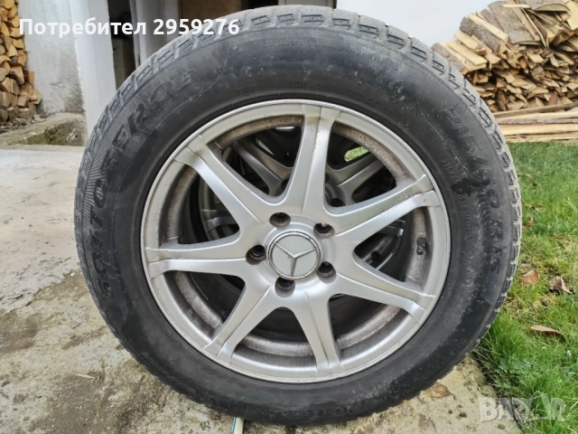 гуми с джанти за Мерцедес  215.60.16                       , снимка 8 - Гуми и джанти - 49258273