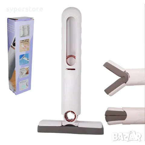 Mини моп Digital One SP01016, сгъваем, 29.5 x 15.5 см, Компактен и лек, Биоразградима гъба, Бял, Min, снимка 4 - Други стоки за дома - 49403258