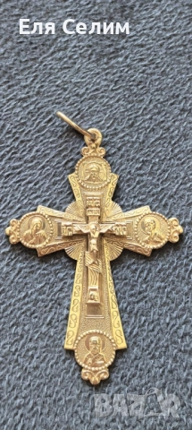 Златен православен кръст 14к, снимка 1