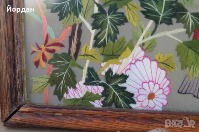 Стара Китайска картина с две лица , снимка 10 - Картини - 50989614