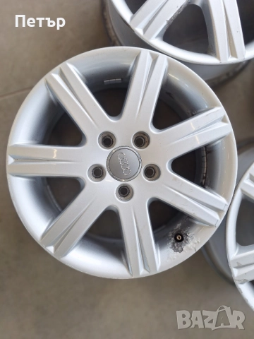 ОРИГИНАЛНИ АЛУМИНИЕВИ ДЖАНТИ ЗА AУДИ -5Х112Х57.1-16 цола, снимка 4 - Гуми и джанти - 52391217