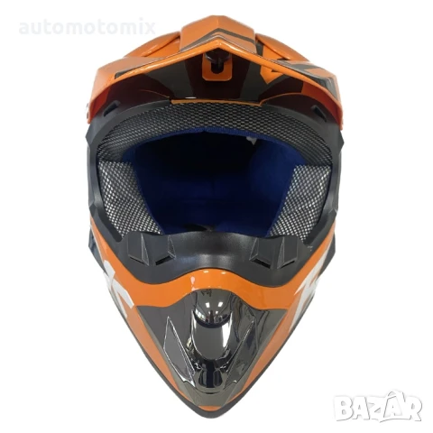 Детска крос каска 125- S - ORANGE, снимка 2 - Аксесоари и консумативи - 49975396