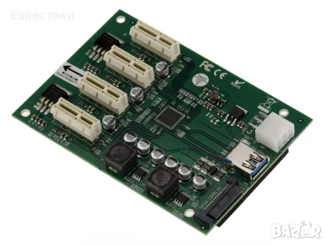 KALEA-INFORMATIQUE PCI Express x1 Port to 4 PCIe x1 Ports с чипсет ASM1184e, снимка 3 - Други - 50110903