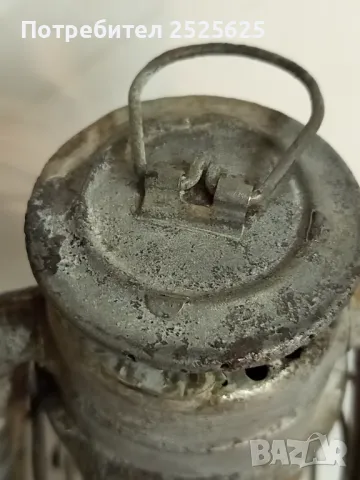 Старинен германски газен фенер, снимка 5 - Други ценни предмети - 50348094