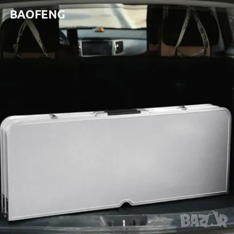 %@! Нови  Алуминиева сгъваема маса с 4 стола за пикник ,85x67x67 см тип куфар от ВНОСИТЕЛ, снимка 2 - Къмпинг мебели - 50102189