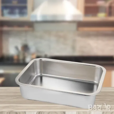 Супер качествени тави от неръждаема стомана в различни размери, снимка 1