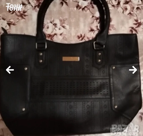 Нова Дамска Чанта Изцяло от Естествена Кожа 