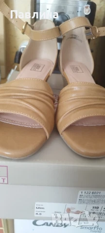 Сандали цвят карамел.37,5 номер(4.5).Нови.35 лв , снимка 9 - Сандали - 50673417