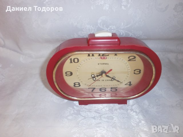 Стар Китайски Механичен Будилник  - Работи и Звъни, снимка 2 - Колекции - 35016376