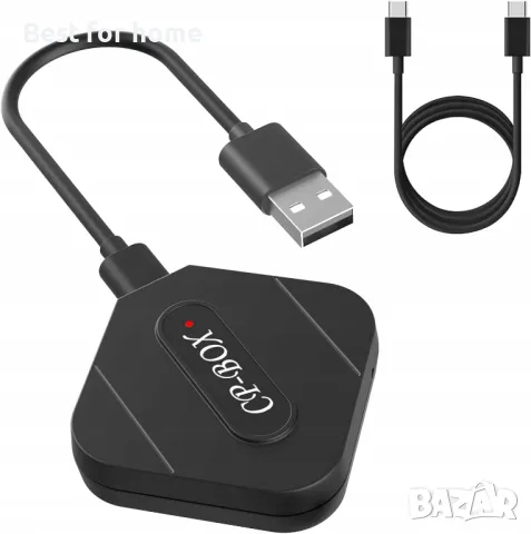 CP-BOX Z1D Wireless CarPlay адаптер, съвместим с Apple, снимка 7 - Аксесоари и консумативи - 49418772