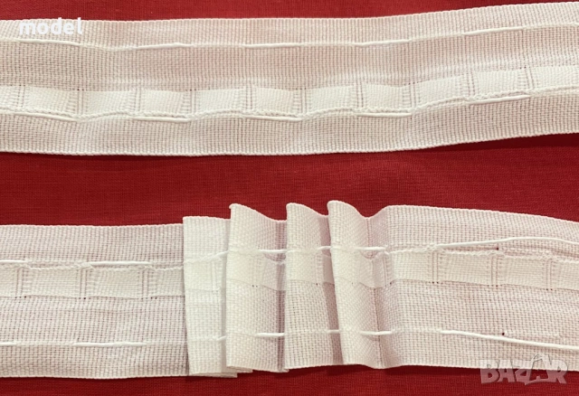 Перделък Плисе, 4см. на едро