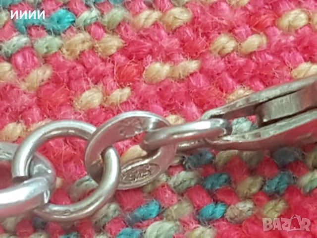 Сребърно колие ланец 925, снимка 4 - Колиета, медальони, синджири - 53261626