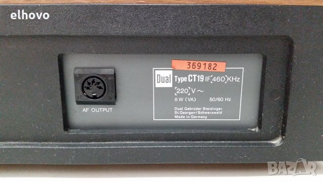 Стерео тунер Dual CT19, снимка 7 - Ресийвъри, усилватели, смесителни пултове - 28433763