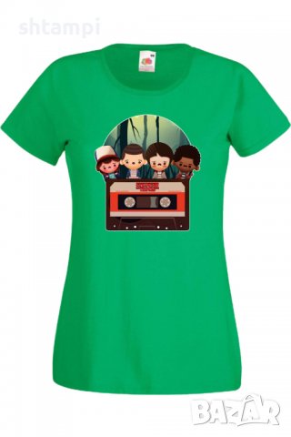 Дамска Тениска Stranger Things 4,Филм,Сериал,, снимка 7 - Тениски - 37314691