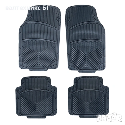 Стелки С0011 гума - 4бр к-т - черни 