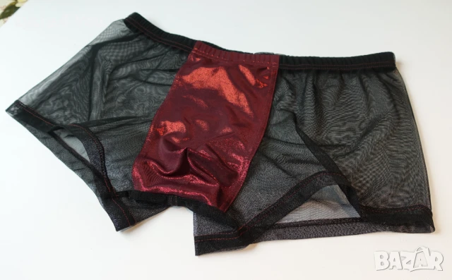 M черни тюлени мъжки боксерки, снимка 4 - Бельо - 50464573