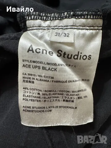 Acne Studios Ace Ups Black Jeans., снимка 4 - Дънки - 48585797