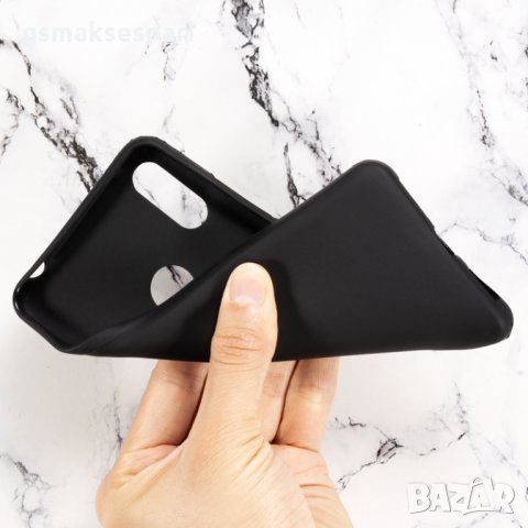 Alcatel 5V - Черен Силиконов Кейс Гръб MATT, снимка 3 - Калъфи, кейсове - 33289919