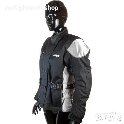 🧥 4857 – Uvex Дамско Текстилно Мото Яке – КАТО НОВО – Размер M – 110 лв, снимка 2 - Аксесоари и консумативи - 50282170