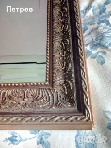 Продавам старинно,красиво огледало,с уникална рамка.Германия., снимка 2 - Антикварни и старинни предмети - 40030473