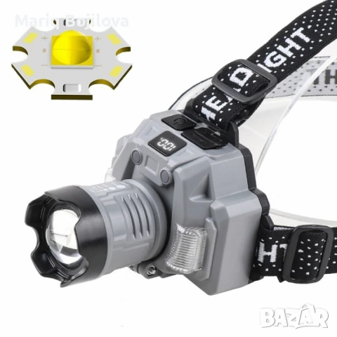 Челник за глава с интелигентно управление с движение и LED дисплей HX-915S, снимка 7 - Други стоки за дома - 51327203