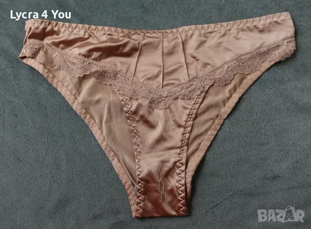 M дамски комплект от 5 цвята сатенени бикини, снимка 13 - Бельо - 50368116