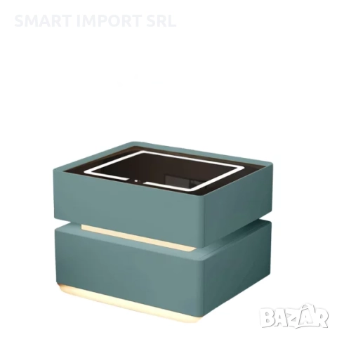 Интелигентно нощно шкафче Smart Heater LED, с безжично зареждане, зелен, снимка 2 - Шкафове - 51997406