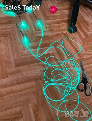 Лед светлини за кола 6м., iOS и Android, 12V, RGB, LED интериорна лента, водоустойчиви, снимка 7 - Аксесоари и консумативи - 33718154