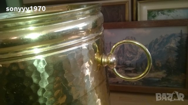 поставка за чадъри 42х23см-мед/месинг-внос швеицария, снимка 10 - Колекции - 27490237