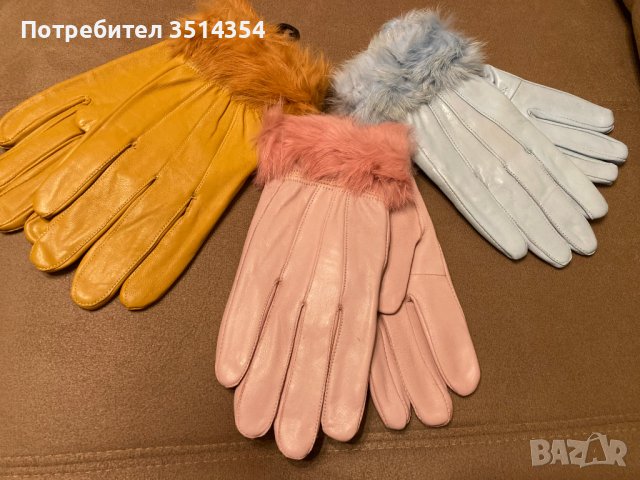 Нови Модели!!!Дамски ръкавици от естествена кожа, снимка 4 - Ръкавици - 38279451