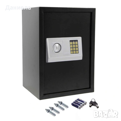 Електронен сейф 43L с аварийни ключове и монтажни болтове – Сигурност и защита за ценни вещи, снимка 5 - Други стоки за дома - 53201234