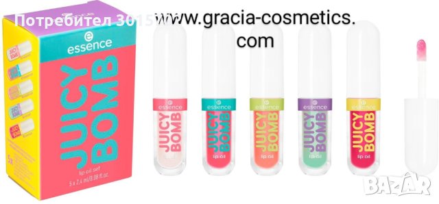 Комплект Juicy bomb lip oil , снимка 7 - Декоративна козметика - 39854946
