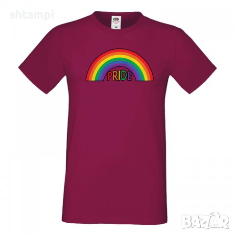 Мъжка тениска Pride Rainbow multicolor Прайд,Празник.Повод,Изненада, снимка 4 - Тениски - 37105058