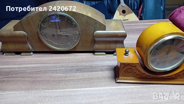 два антикварни часовници, снимка 3 - Антикварни и старинни предмети - 52822823