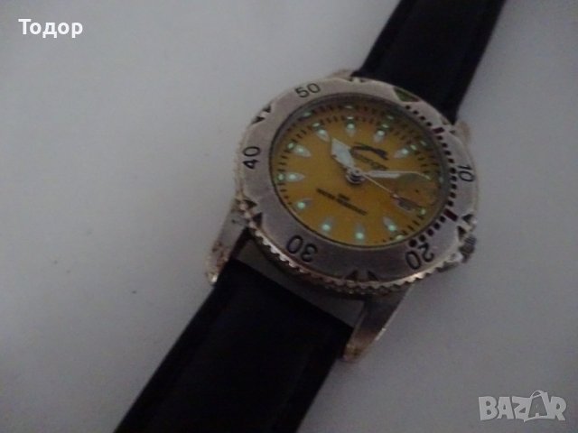Марков дамски часовник Slazenger с нова каишка от естествена кожа и с нова батерия , снимка 2 - Дамски - 38490671