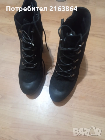 Дамски боти на ток, снимка 7 - Дамски обувки на ток - 53215408